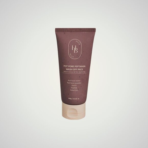 HEVEBLUE Pot Pore Peptamin Wash Off Pack 200ml | Korean Clay Mask NWT - Picture 2 of 3